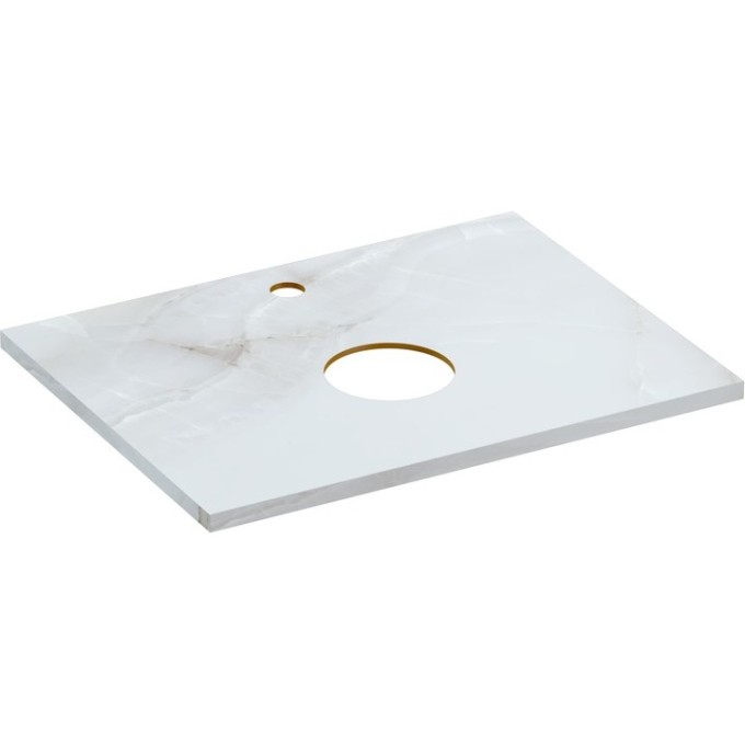 Столешница CERSANIT STONE AURA из керамогранита 60x45x2 светло-серый сатиновый 63857